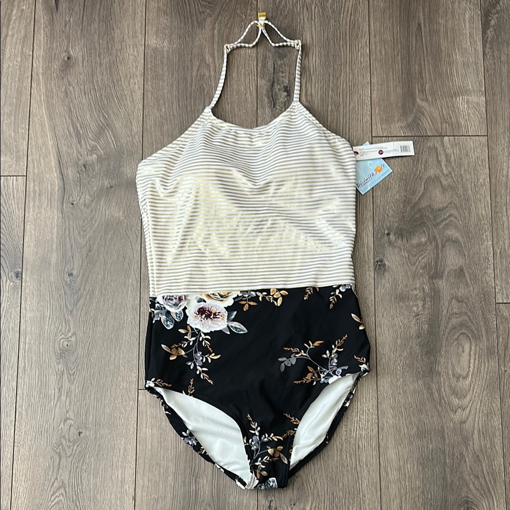 New DM Fashion Divinita Sole 1pc Swimsuit size M